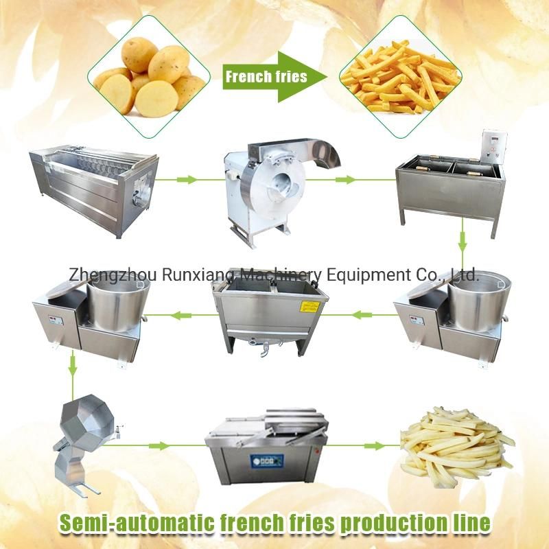 Factory Low Cost Potato Chips Machine French Fries Processing Line Machine