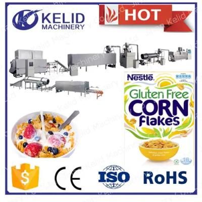 Full Automatic New Type Roasted Corn Flakes Food Machine