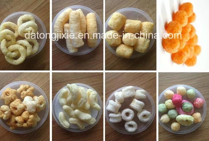 Inflating Extrusion Snacks Food Corn Puff Processing Line
