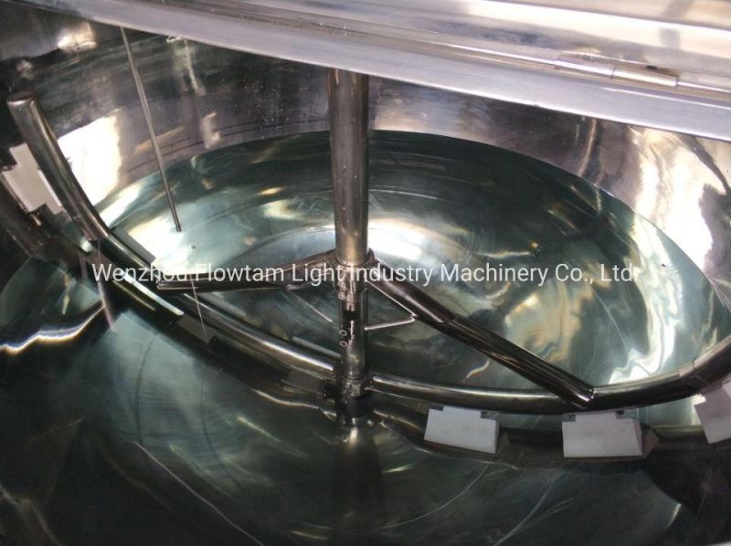 Vertical Stainless Steel Jacketed Kettle for Food Processing