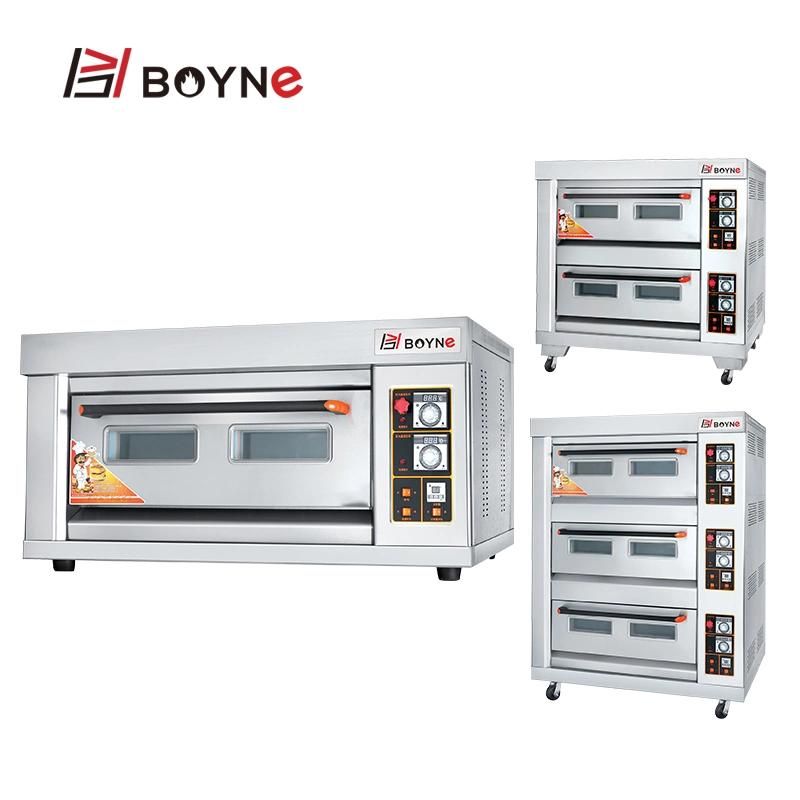 Three Layer Six Trays Gas Oven for Pizza Shop Bread Shop