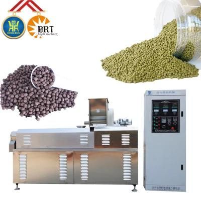 Pet Cat Food Making Machine Floating Sinking Fish Feed Pellet Production Maker Processing ...