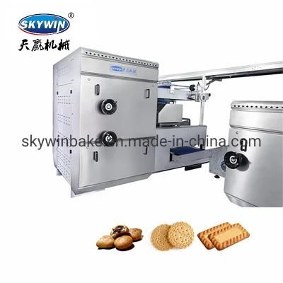 Skywin Factory Machine 400-500 Kg/Hour Capacity Automatic Line for Making Biscuit