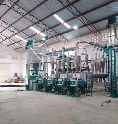 China Maize Corn Flour Mill Machine Milling Plant for Zambia Kenya Uganda Tanzania ...