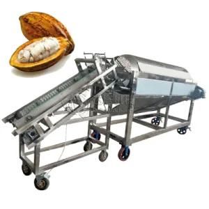 Fresh Cocoa Pod Separating Machine Cocoa Bean Collecting Machine