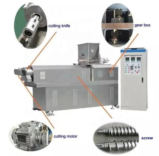 Crunchy Cheesy Inflating Extrusion Snacks Food Corn Puff Processing Line