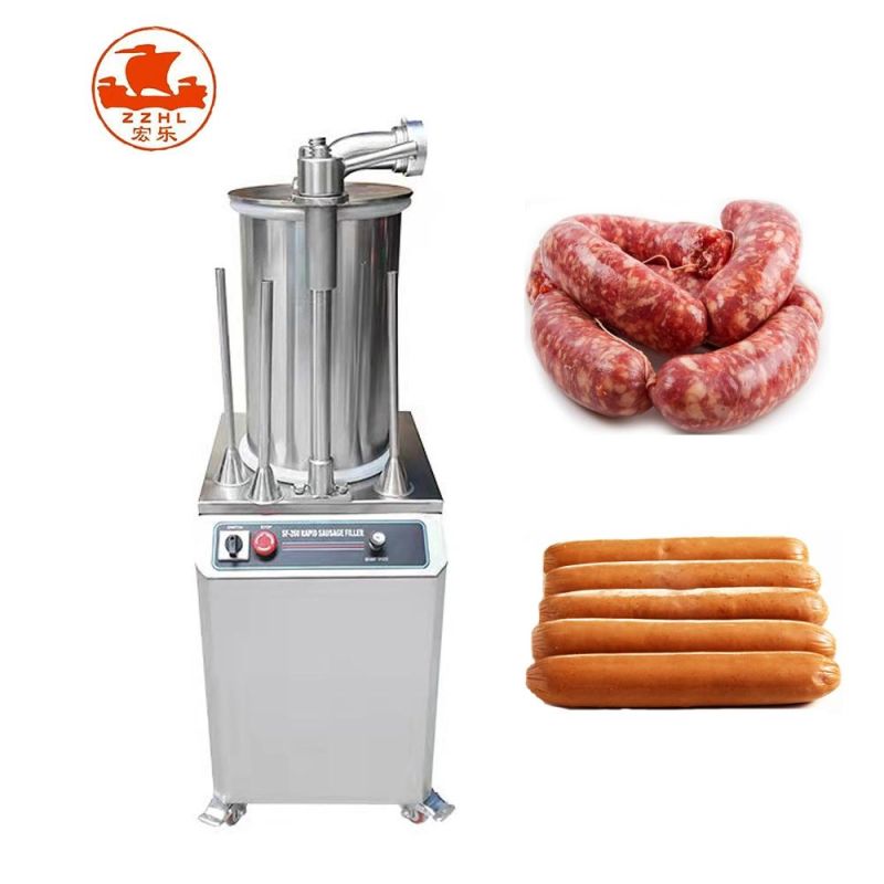 Automatic Vacuum Sausage Filler Stainless Steel Sausage Making Machine