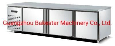 Undercounter Refrigerator with 3 Solid Stainless Steel Doors