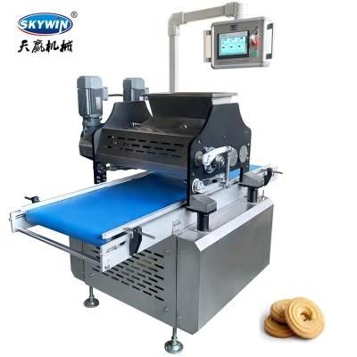 Skywin Semi-Automatic Cookies Maker PLC Tray Type Cookie Machine