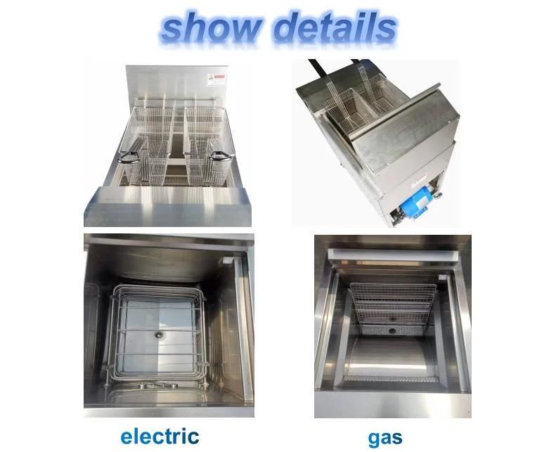 Commercial Fryer Factory Spot with Oil Filter Function Fryer Computer Control Panel Fryer