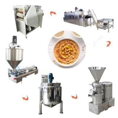 Longer Commercial Chickpeas Grinding Hummus Making Machine Hummus Production Line