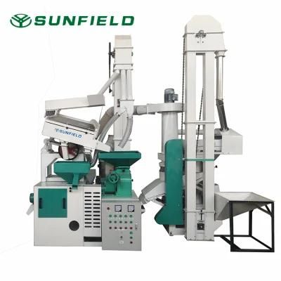 Sunfield 15tpd Small Combined Rice Milling Machine