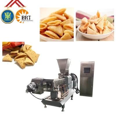 Small Cereal Puff Corn Cheese Ball Snacks Food Pellet Extruder Processing Line Extruded ...