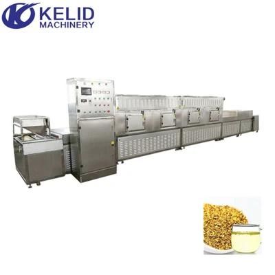 Tunnel Osmanthus Leaves Herbs Drying and Sterilization Dryer Machine