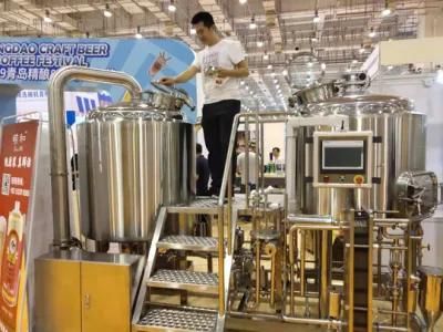 800L 1000L 7bbl 10bbl Beer Brewing Equipment with Touch Screen Control