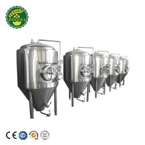1000L Stainless Steel Cooling Jacketed Conical Beer Fermenter