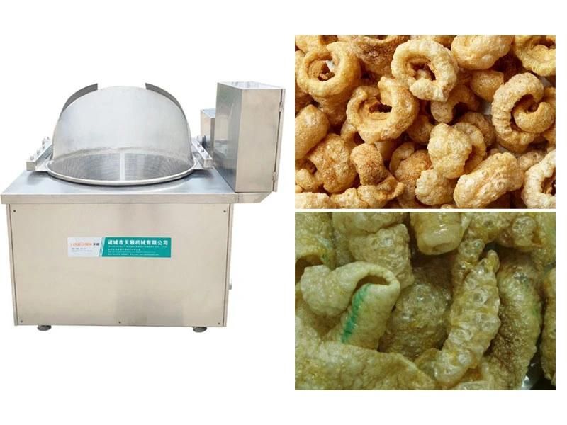 Batch Type Fryer Fried Food Pork Skin Frying Machine