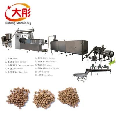 China Factory Animal Pet Dog Cat Fish Feed Pellet Mill Plant Food Pellet Production ...