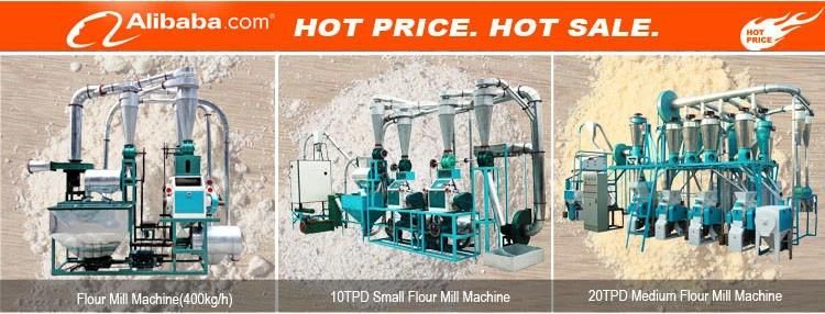Maize Roller Mill Wheat Flour Mill Price 300-500kg/H Industrial Fine Flour Milling Plant