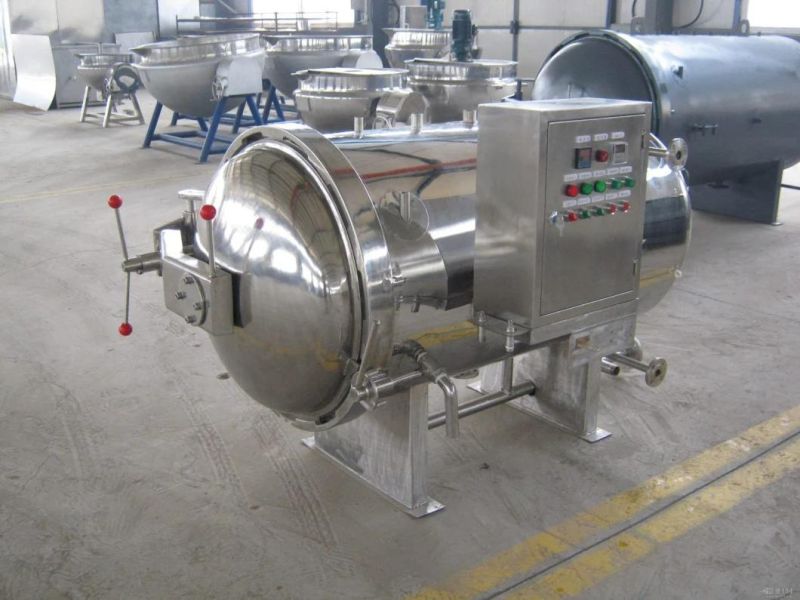 Industrial Food Autoclave Machine for Glass Jars Tin Can Processing