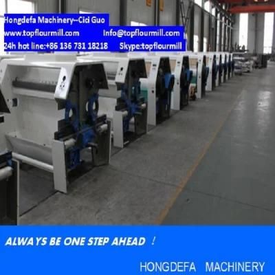 Full Auto 500t Wheat Flour Mill PLC Control (HDF500)