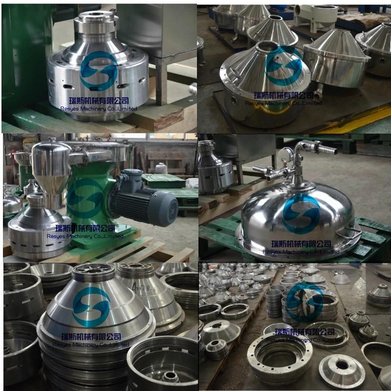 Disk Stack Milk Solid Liquid Separation Centrifuge