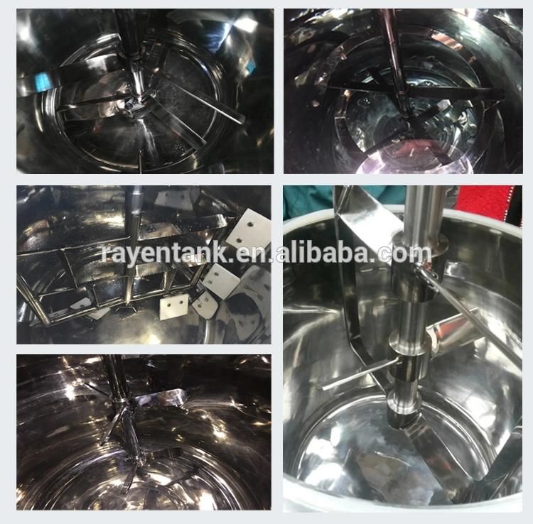 Stainless Steel Shampoo Mixing Tank Lotion Mixing Tank
