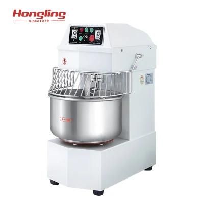 Hongling Commercial 40L 16kg Double Speed Spiral Dough Mixer for Baking Bread