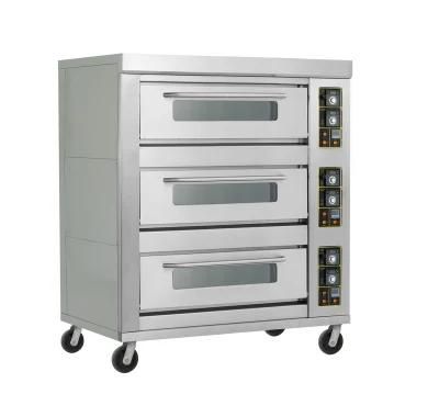 Triple-Layer Nine-Tray Gas Commercial Oven