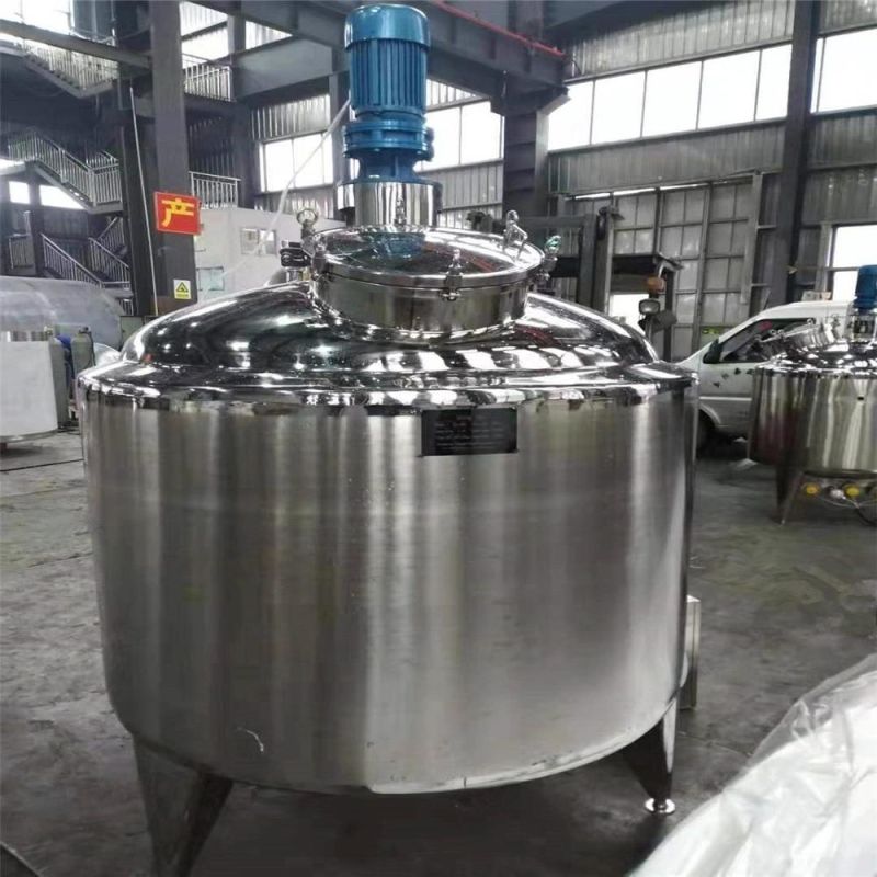 Double Jacket Electric Mixing Tank Cosmetic Mixer Emulsion Liquid Soap Machine