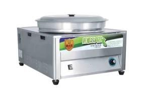 Table Type Gas Pan-Fried Dumplings Frying Machine Cooking Equipment