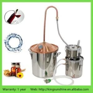 18L Own Use Copper Lid Stainless Steel Double Kegs Distiller