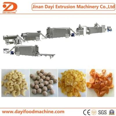 Corn Flour Puffed Corn Snacks Making Extruder Machine