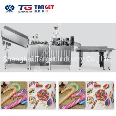 Hot Sale Multicolor Swirl Rainbow Lollipop Production Line