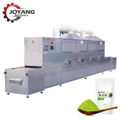 Stainless Steel Green Tea Powder Microwave Drying Sterilization Machine