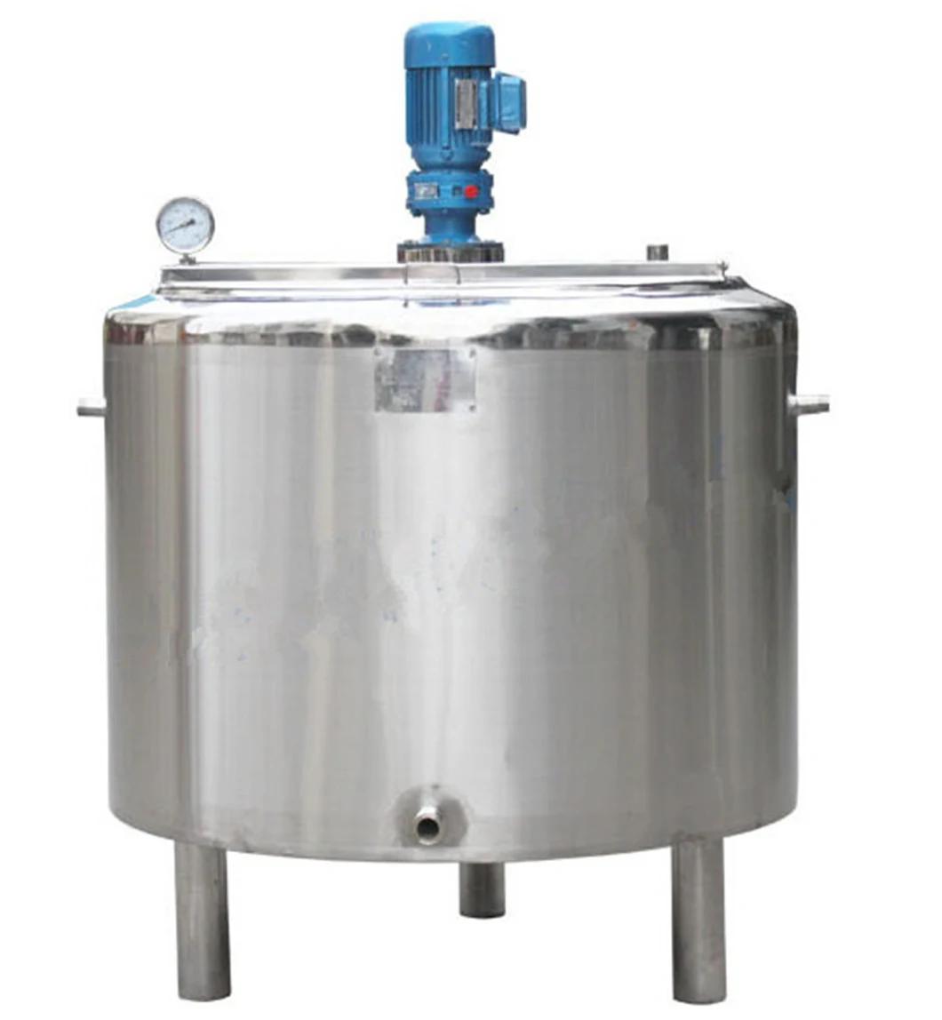 Sanitary Stainless Steel Syrup Heating Melting Mixing Tank for Beverage Industry