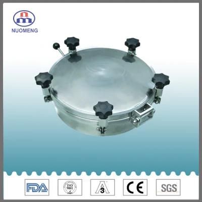 Sanitary Stainless Steel Round Outward Manhole Cover with Pressure (No. NM13011)