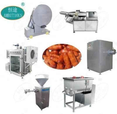 Industrial Meat Complete Automatic Sausage Processing Line Sausage Making Machine