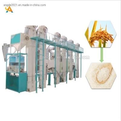 Compact Rice Mill Machine Combined Rice Milling Equipment Automatic Rice Mill for Sale