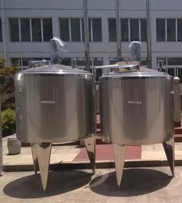 Stainless Steel Double Jacket Mixer Pressure Tank 1000L 2000L