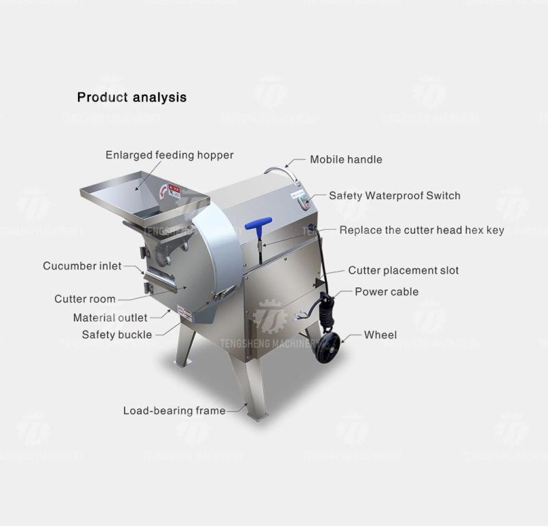 Onion Chopper Slicer Potato Chip Vegetable Cutter Cutting Machine (TS-Q112A)