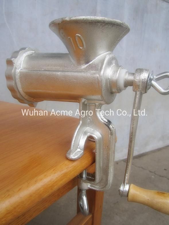 Manual Meat Grinder Mincer with Hand for Sale