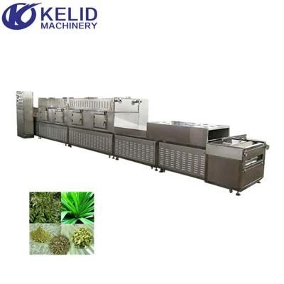 Condiment Curry Leaf Powder Dryer Microwave Drying and Sterilization Machine