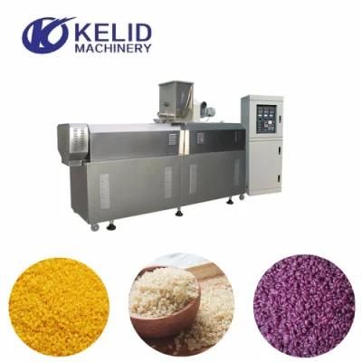 Nutrition Artificial Rice Extruder Machine Production Line