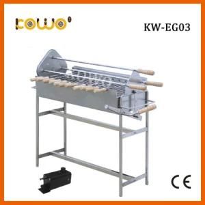 Industrial Restaurant Kitchen Equipment Electric Rotary Charcoal BBQ Grill for Sale