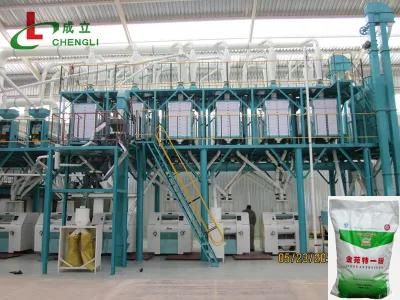 Complete Sets Wheat Flour Mill Small Scale Wheat Flour Milling Machine