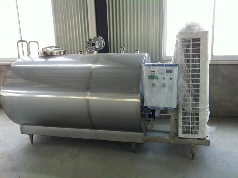 Santary Milk Cooling Reception Cooling Storage Tank for Food Industry