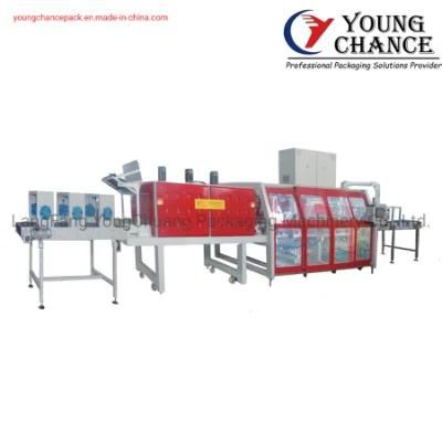 Automatic Pure Spring Mineral Water Aqua Bottling Shrinking Wrapping Machine