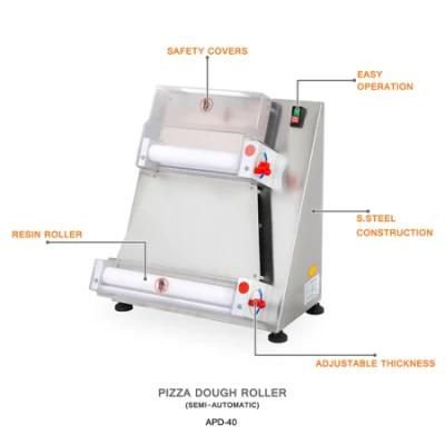 Chinese Manufacturer Pizza Dough Roller Stainless Steel Fully Automatic Dough Sheeter