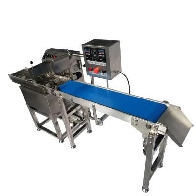 Small Date Ball Chocolate Enrobing Machine with Cooling Tunnel